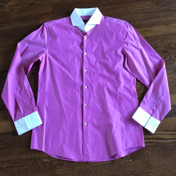 Hugo Boss Other - Hugo Boss Men’s 100% Cotton Dress Shirt Slim Fit